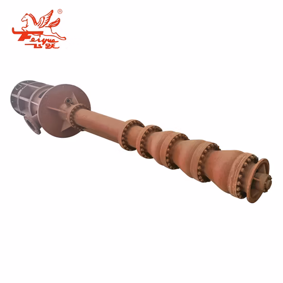 API610 Vertical Water Multistage Semi-Submerged Slurry Centrifugal Pump with High Quality Fgy